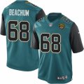 Mens Nike Jacksonville Jaguars #68 Kelvin Beachum Limited Teal Green Team Color NFL Jersey
