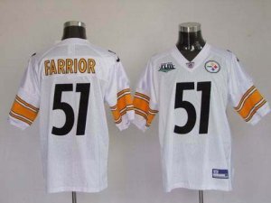 nfl pittsburgh steelers #51 forrior white(09 superbowl)