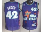 nba 95 all star #42 baker purple