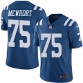 Mens Nike Indianapolis Colts #75 Jack Mewhort Limited Royal Blue Rush NFL Jersey