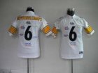 nfl pittsburgh steelers #6 superbowl champs white[kids]