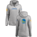 Golden State Warriors 2017 NBA Champions Gray Womens Pullover Hoodie4