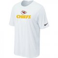 Nike Kansas City Chiefs Authentic Logo T-Shirt White