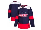 Men Washington Capitals Blank Navy 2018 NHL Stadium Series Authentic Pro Stitched Custom Jersey