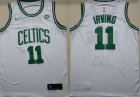 Celtics #11 Kyrie Irving White Nike Swingman Jersey