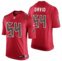 Mens Tampa Bay Buccaneers #54 Lavonte David Red Color Rush Limited Jersey