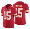 Nike Chiefs #15 Patrick Mahomes Red 2021 Super Bowl LV Vapor Untouchable Limited