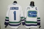 nhl jerseys vancouver canucks #1 luongo white 3rd(40th)