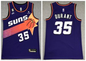 Suns #35 Kevin Durant Purple Nike City Edition Swingman Jersey