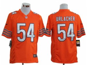 Nike NFL Chicago Bears #54 Brian Urlacher Orange Game Jerseys