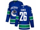 Men Adidas Vancouver Canucks #26 Thomas Vanek Blue Home Authentic Stitched NHL Jersey