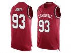 Mens Nike Arizona Cardinals #93 Jarvis Jones Limited Red Player Name & Number Tank Top NFL Jersey