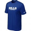 Nike Buffalo Bills Sideline Legend Authentic Font T-Shirt Bleu