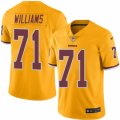 Youth Nike Washington Redskins #71 Trent Williams Limited Gold Rush NFL Jersey