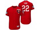 Mens Minnesota Twins #22 Miguel Sano 2017 Spring Training Flex Base Authentic Collection Stitched Baseball Jersey