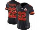 Women Nike Kansas City Chiefs #22 Marcus Peters Limited Black Rush NFL Jersey