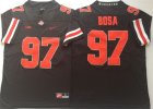 Ohio State Buckeyes #97 Joey Bosa Black Shadow Nike College Football Jersey