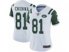 Women Nike New York Jets #81 Quincy Enunwa Vapor Untouchable Limited White NFL Jersey