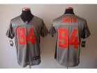 Nike NFL San Francisco 49ers #94 Justin Smith Grey Shadow Jerseys