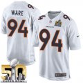 Youth Nike Denver Broncos #94 DeMarcus Ware White Super Bowl 50 Stitched NFL Game Event Jersey
