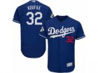Los Angeles Dodgers #32 Sandy Koufax Authentic Royal Blue Alternate 2017 World Series Bound Flex Base MLB Jersey