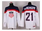 2014 winter olympics nhl jerseys #21 vanriemsdyk white USA