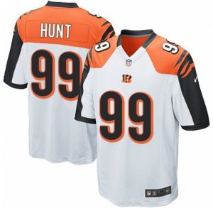 Men\'s Nike Cincinnati Bengals #99 Margus Hunt Game White NFL Jersey