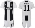2018-19 Juventus FC 11 D. COSTA Home Soccer Jersey