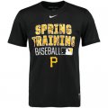 MLB Men's Pittsburgh Pirates Nike 2016 Authentic Collection Legend Issue Spring Training Performance T-Shirt - Black