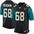 Mens Nike Jacksonville Jaguars #68 Kelvin Beachum Game Black Alternate NFL Jersey