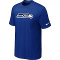 Nike Seattle Seahawks Sideline Legend Authentic Logo Dri-FIT T-Shirt Blue