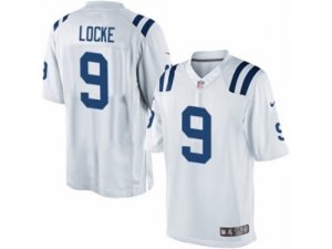 Mens Nike Indianapolis Colts #9 Jeff Locke Limited White NFL Jersey