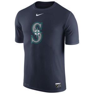 MLB Men\'s Seattle Mariners Nike Authentic Collection Legend T-Shirt - Navy