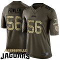 Men Jacksonville Jaguars #56 Dante Fowler Green Salute To Service Jersey