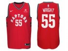 Nike NBA Toronto Raptors #55 Delon Wright Jersey 2017-18 New Season Red Jersey