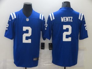 Nike Colts #2 Carson Wentz Royal Vapor Untouchable Limited Jersey