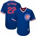 Mens Majestic Chicago Cubs #22 Jason Heyward Replica Royal Blue Cooperstown Cool Base MLB Jersey