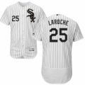 Men's Majestic Chicago White Sox #25 Adam LaRoche White Black Flexbase Authentic Collection MLB Jersey