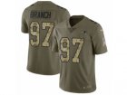Men Nike New England Patriots #97 Alan Branch Limited Olive Camo 2017 Salute to Service NFL Jersey