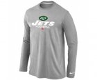 Nike New York Jets Critical Victory Long Sleeve T-Shirt Grey