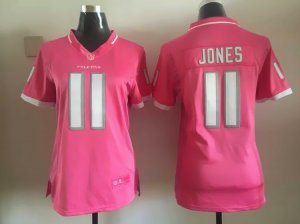2015 women Nike atlanta falcons #11 jones pink jerseys