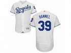 Mens Majestic Kansas City Royals #39 Jason Hammel White Flexbase Authentic Collection MLB Jersey
