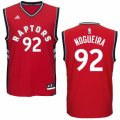 Mens Adidas Toronto Raptors #92 Lucas Nogueira Authentic Red Road NBA Jersey