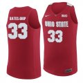 Ohio State Buckeyes 33 Keita Bates-Diop Red College Basketball Jersey