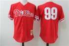 Philadelphia Phillies #99 Mitch Williams Red Cooperstown Collection Jersey