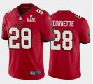 Nike Buccaneers #28 Leonard Fournette Red 2021 Super Bowl LV Vapor Untouchable