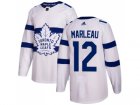 Men Adidas Toronto Maple Leafs #12 Patrick Marleau White Authentic 2018 Stadium Series Stitched NHL Jersey