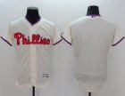 Philadelphia Phillies Blank Cream Flexbase Authentic Collection Stitched Baseball Jersey