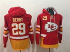 Kansas City Chiefs #29 Eric Berry Red All Stitched Hooded Sweatshirt