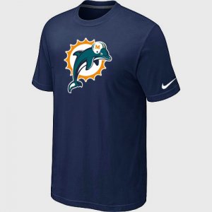 Miami Dolphins Sideline Legend Authentic Logo T-Shirt D.Blue